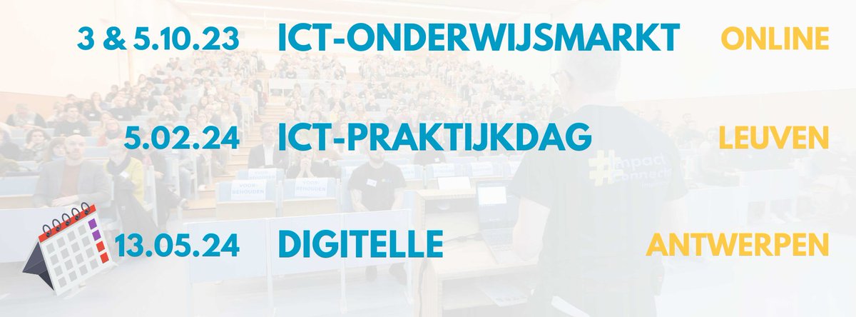 <a href="/Impactcoo/">Impact Connecting</a> Onze evenementen voor het nieuwe schooljaar. Lees het artikel: eduzine.be/artikel/onze-e… #edtech #impactcoo