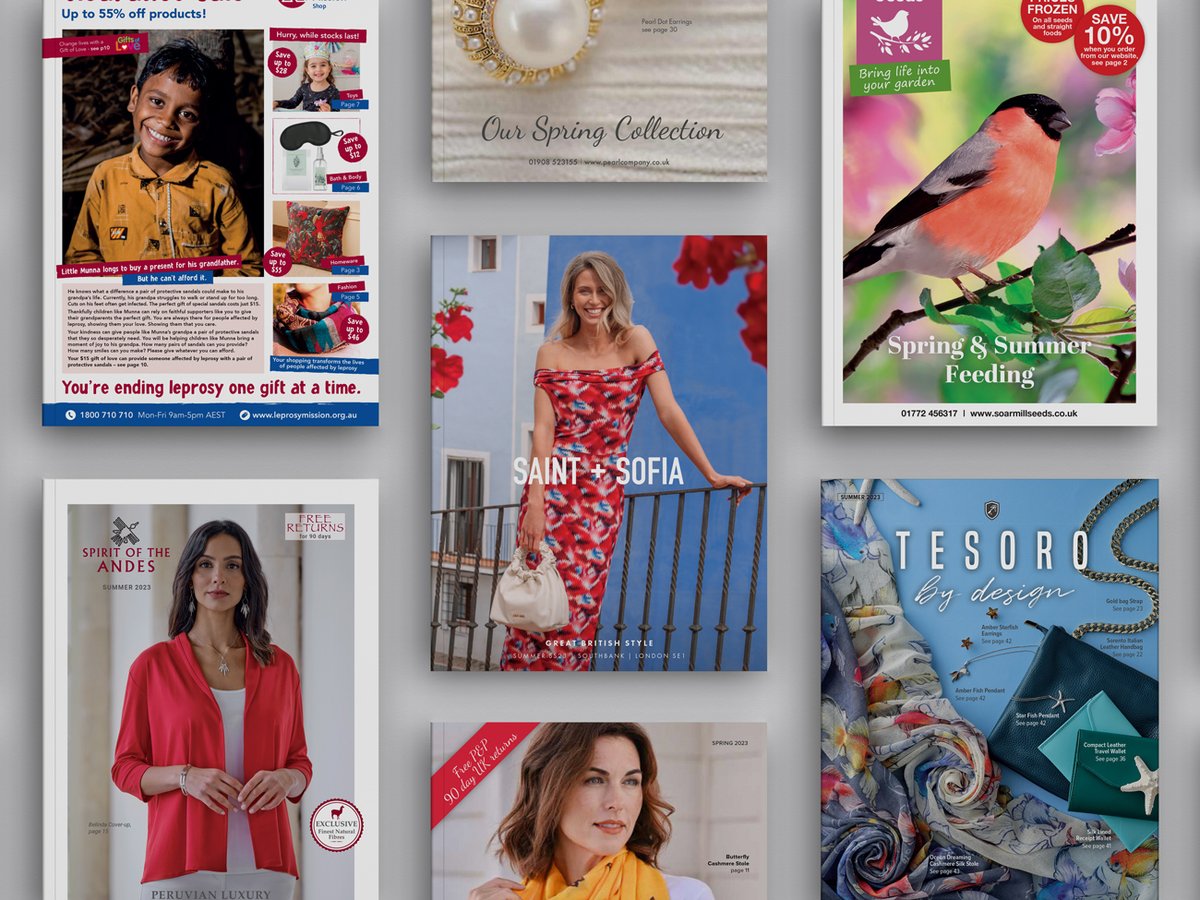 After a busy few months, we've popped our heads up to appreciate the cracking selection of Spring/Summer catalogues rolling out of the TA studio! #design #summer  cataloguedesign.co