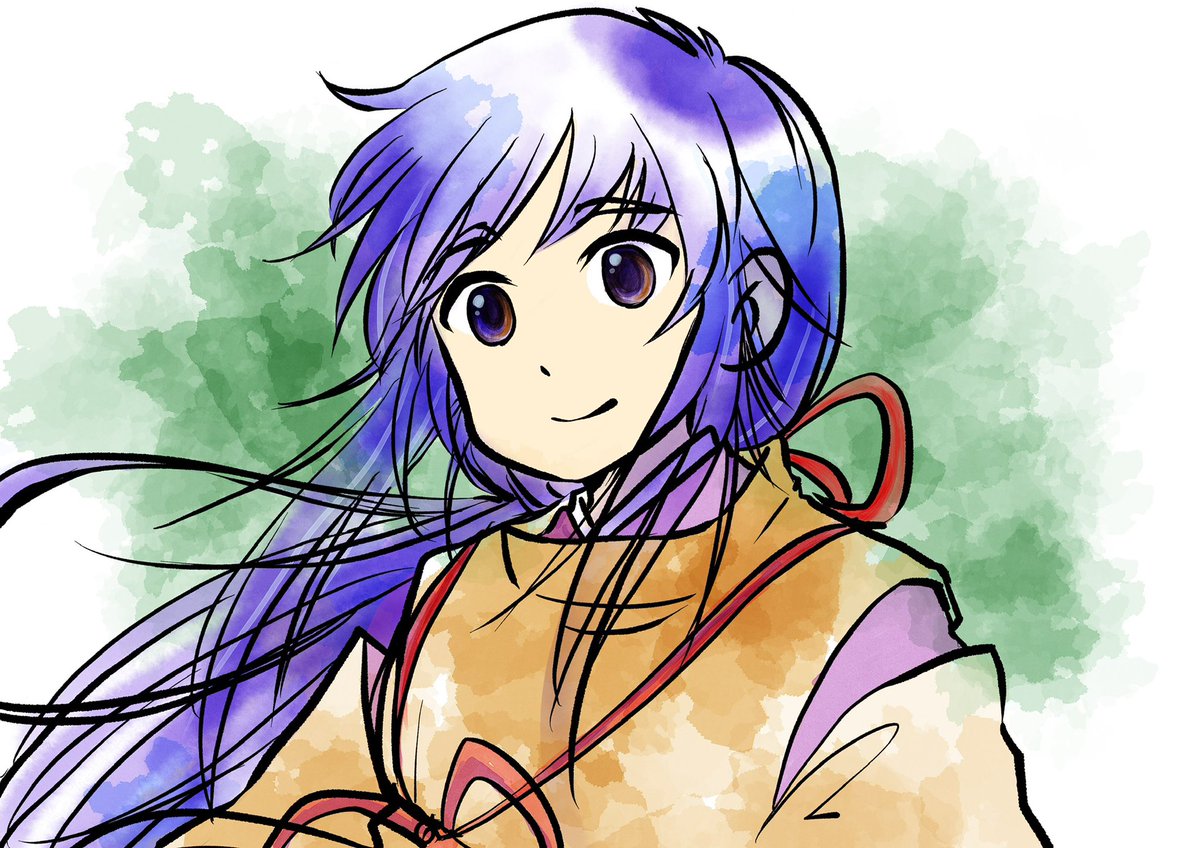 泉水さんお誕生日おめでとうございました！
描きかけの絵でごめんね🙏 https://t.co/La9VrDFTfh