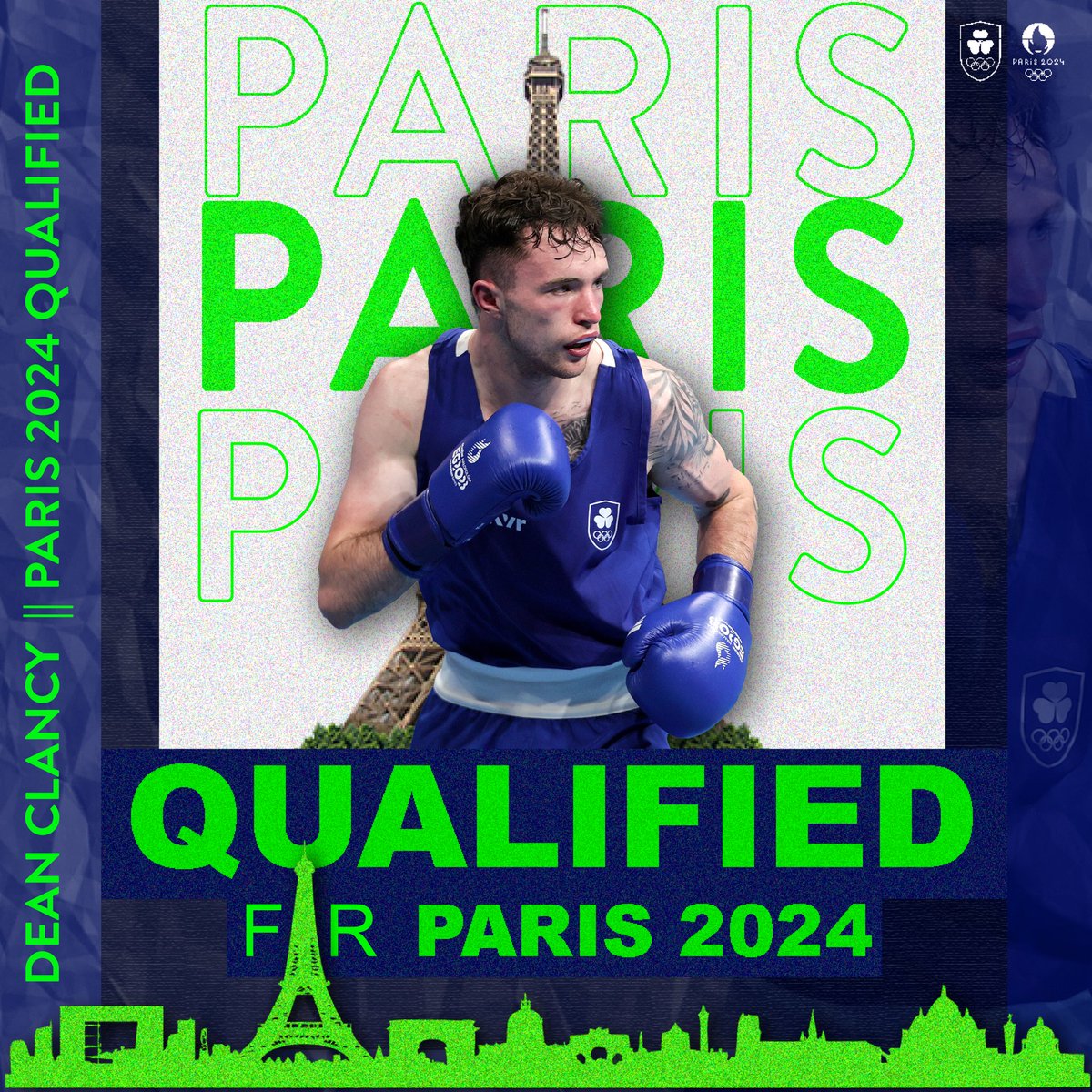 DEAN CLANCY, 👀 YOU IN PARIS 🇫🇷 PARIS 2024 QUALIFIED 🔥 #TeamIreland