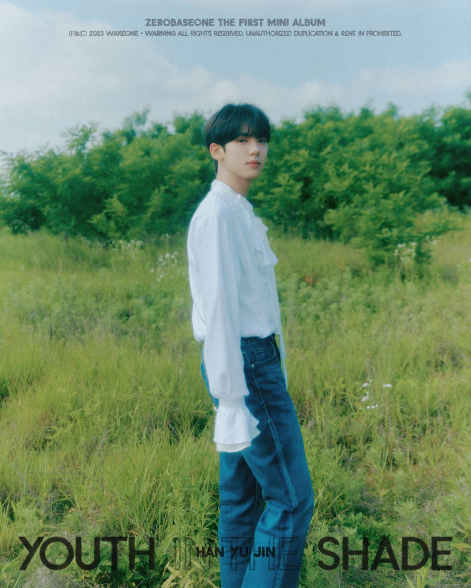 ZEROBASEONE The 1st Mini Album [𝐘𝐎𝐔𝐓𝐇 𝐈𝐍 𝐓𝐇𝐄 𝐒𝐇𝐀𝐃𝐄]

Concept Photo 'SHADE'
#HANYUJIN #한유진

2023.07.10 18:00 (KST)

#ZEROBASEONE #ZB1
#제로베이스원
#YOUTHINTHESHADE