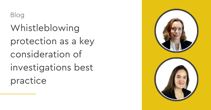 Dive into the complex landscape of whistleblowing protection laws in the UK and Europe.

Emmanuelle Ries and Caroline Day provide a whistle stop tour of the key features of whistleblowing protection in the UK and in Europe.

Read our latest blog below.

kingsleynapley.co.uk/insights/blogs…