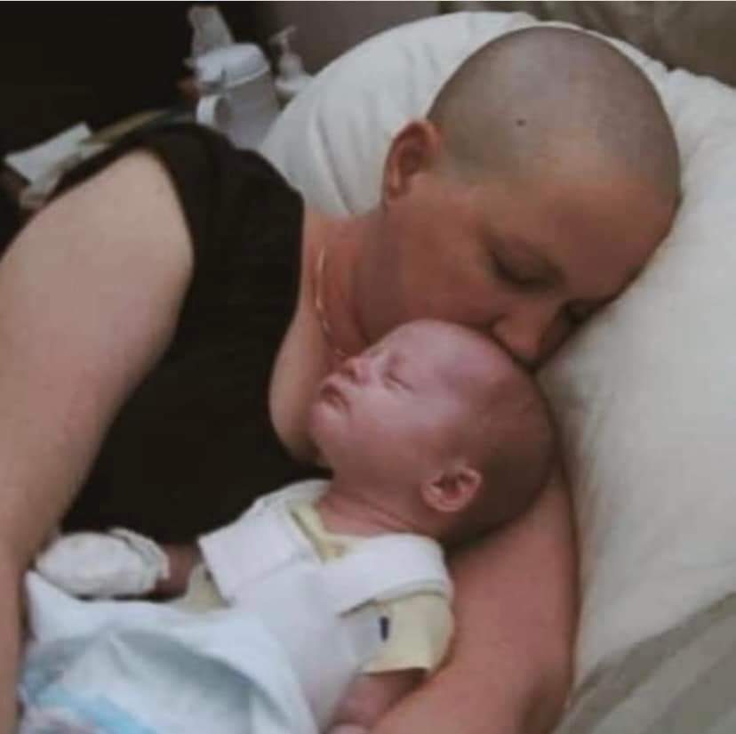 What a beautiful story ❤ 'People are talking about the medical necessity of abortion to save the mother's life. I was one of those mothers. I was diagnosed with an aggressive cancer that was cutting off my airway at 20 weeks of pregnancy. I will never forget when the first