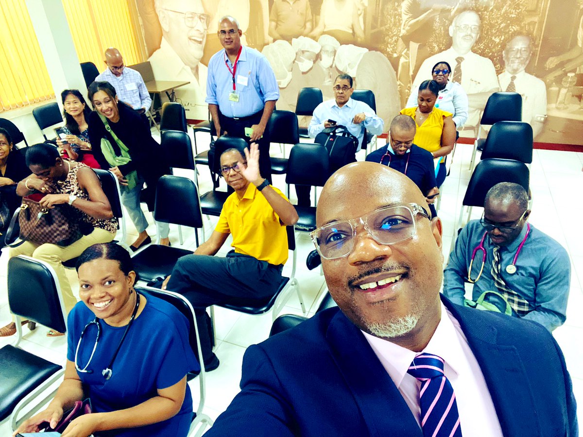 ConnellDr's tweet photo. It’s the last day of exams at the Mona Campus, and we’re exhausted, but it has been awesome meeting colleagues from across The UWI terrain! ✊🏾👍🏾 #OneUWI @UWI_CaveHill @fms_cavehill_uwi @UWImona @UWI_StAugustine https://t.co/uDU1DIceqV