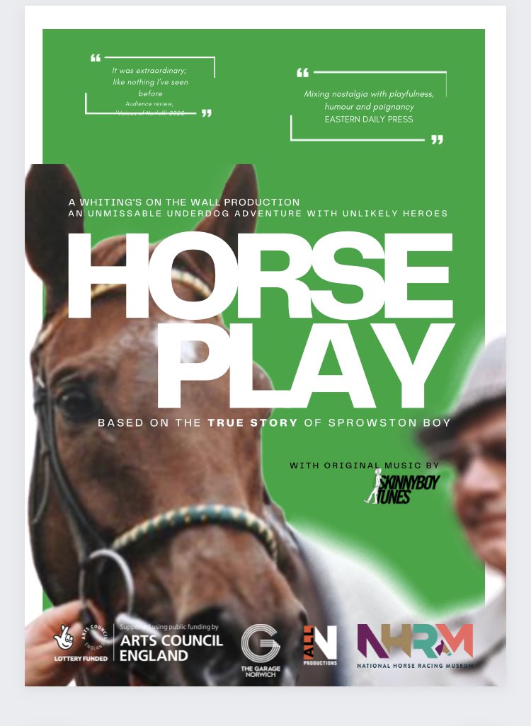 Procrastination station.
Should be writing.
Playing with poster design instead 🤷‍♀️🐎🎭🐎🎭🐎
#horseplay
@ace_national 
@NHRMuseum 
@_TheGarage 
@Allinprods 
@SkinnyboyTunes 
@kgoddard