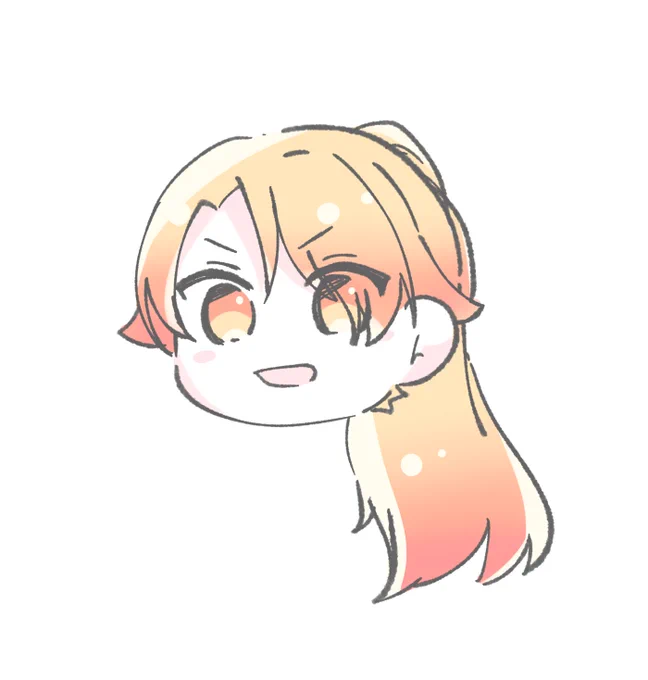 ロングヘアが好きって絵
