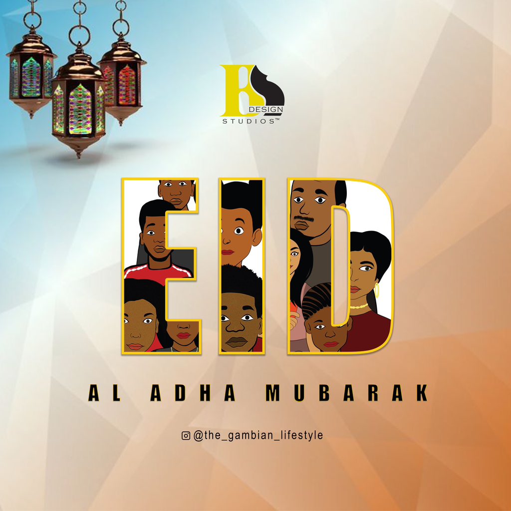 BsdesignStudios's tweet photo. Happy Eid Al Adha to yโall ๐
#Bsdesign #thegambianlifestyle https://t.co/OwisNw9JSP