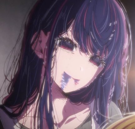 kagukana's tweet image. she tried a sip of that new grimace drink 😵‍💫 #oshinoko