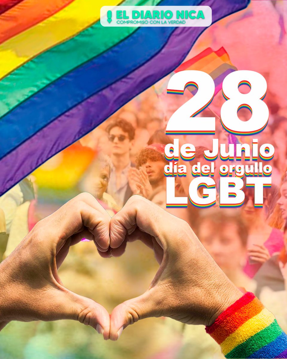 #28Junio Día Internacional del Orgullo LGBT , consiste en una serie de eventos que los distintos colectivos realizan públicamente, para luchar por la igualdad y la dignidad de las personas gays, lesbianas, bisexuales y transexuales.
#Orgullo #OrgulloLGTBI