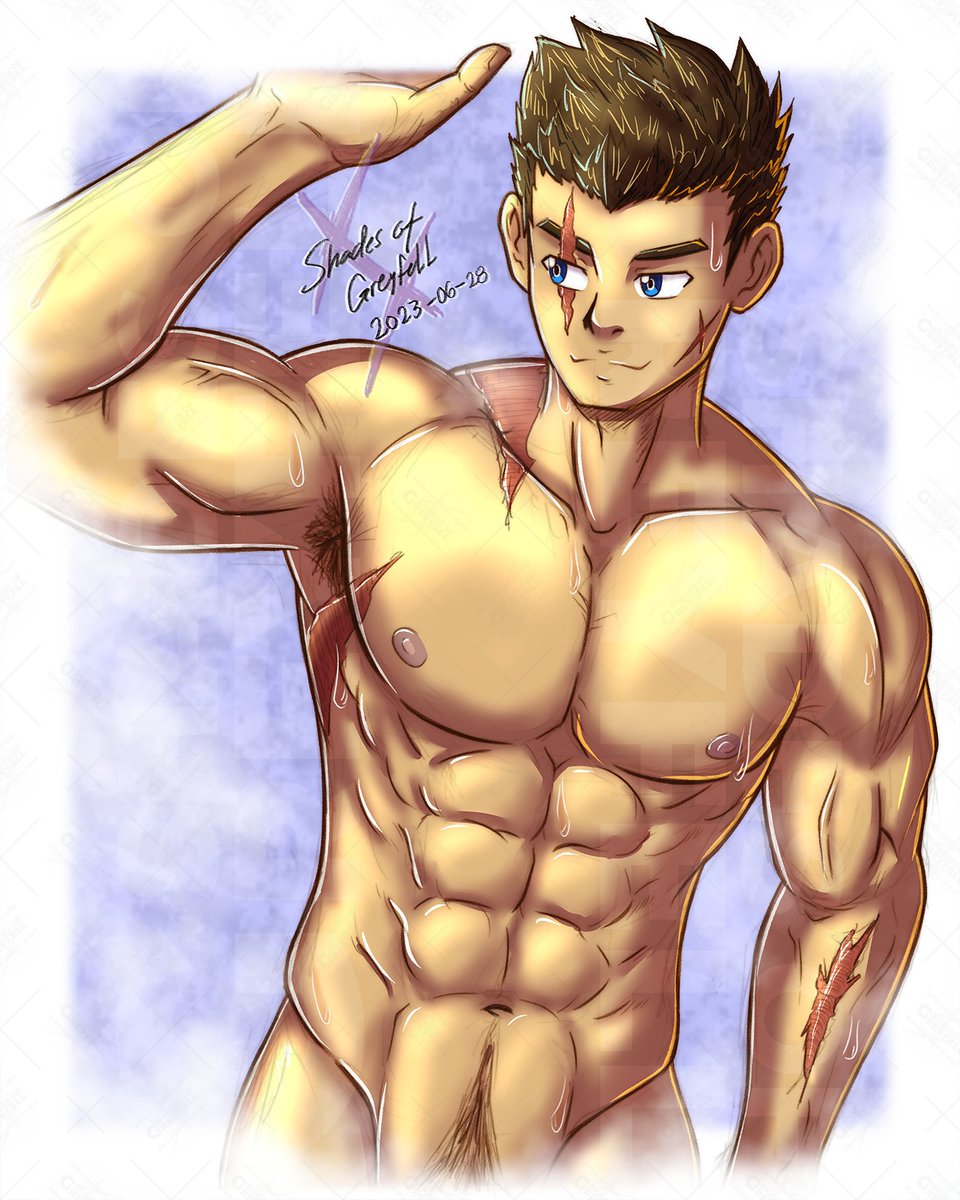 ShadeGreyfellVG's tweet photo. Sketched this yesterday first on stream and got to finish it today, a bit of a warmup and comeback after being away for a bit, so why not be self-indulgent with my main boi Gurei? 🤭 https://t.co/bVjCHYDV7h