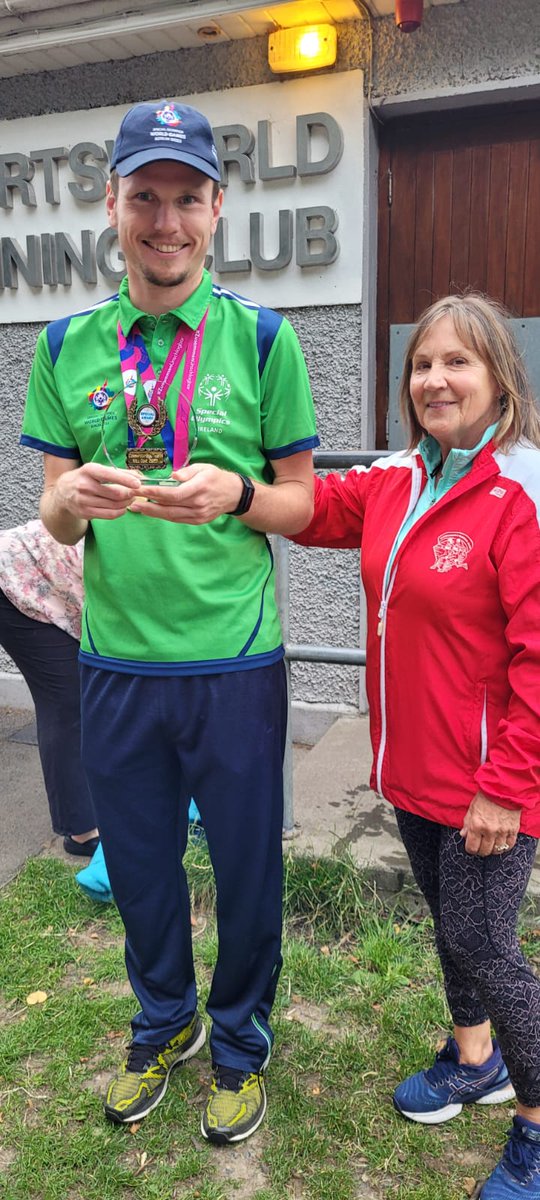 Special Olympics Eastern Region (@soeastern) on Twitter photo We are loving all the photos & videos of <a href="/SOIreland/">Special Olympics Ireland</a> Team Irelands athletes celebrating their successes in Berlin 🥇
Timothy was out with his running club <a href="/sportsworldter/">SportsWorld Running</a> yesterday where he was given a wonderful reception and presentation! (And got to show off his 2 gold medals)🥳 We are loving all the photos & videos of <a href="/SOIreland/">Special Olympics Ireland</a> Team Irelands athletes celebrating their successes in Berlin 🥇
Timothy was out with his running club <a href="/sportsworldter/">SportsWorld Running</a> yesterday where he was given a wonderful reception and presentation! (And got to show off his 2 gold medals)🥳