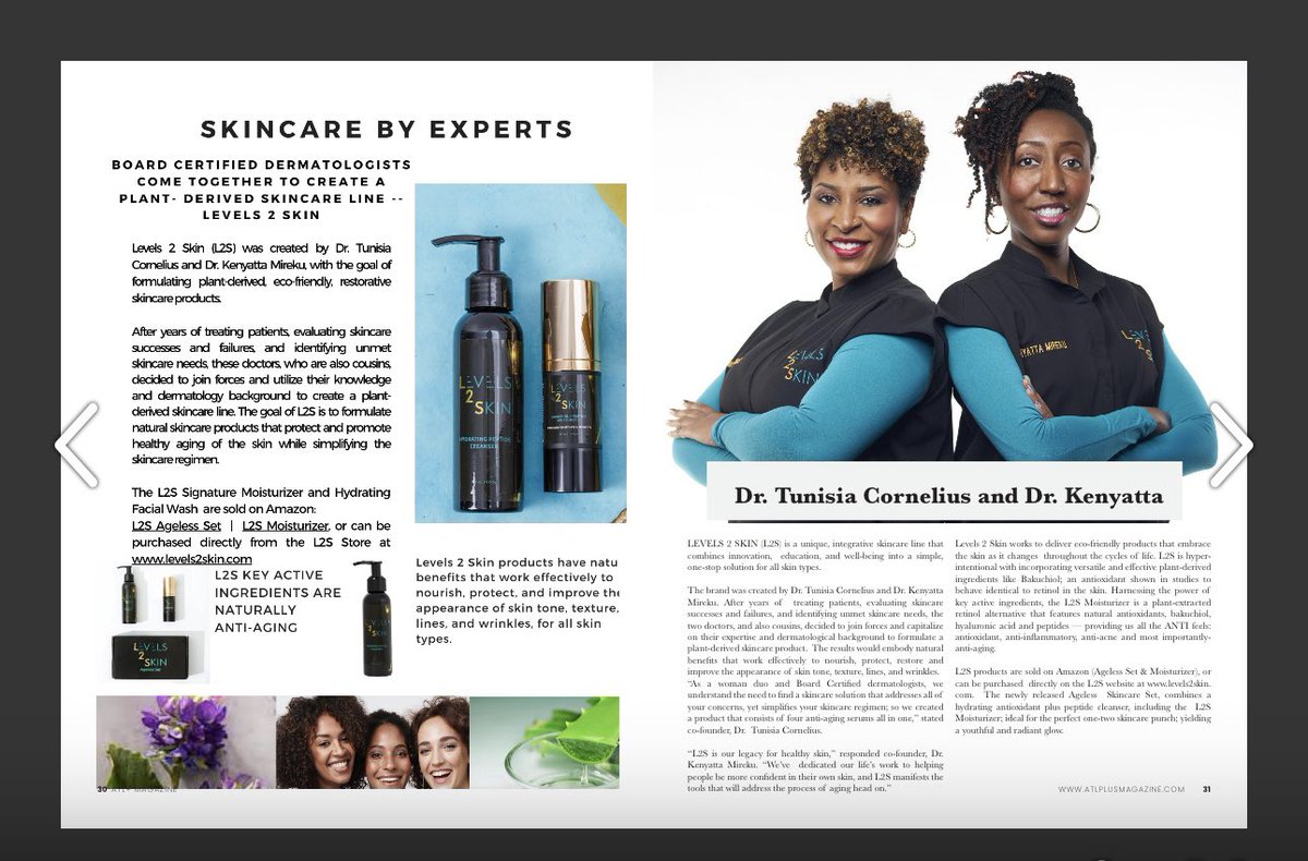 bmh1973's tweet photo. We also had our clients @levels2skin &amp; Dr. Mike featured in ATL Plus Magazine  July Power issue . #DoingWhatWeDo #BMHandCo https://t.co/MfifyfmR8H