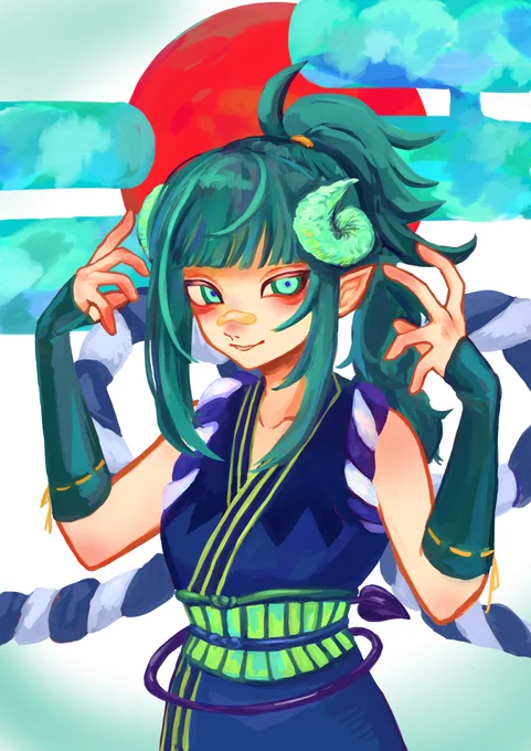 #イラスト #過去絵  その節はお世話になりましたs
