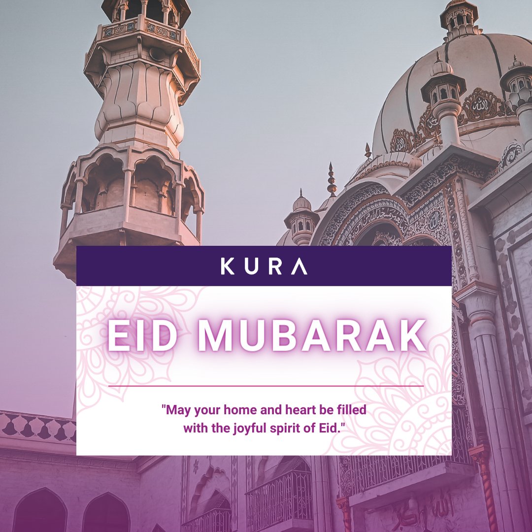 Eid Mubarak from everyone at Kura. Wishing joy and peace to all those celebrating  on this occasion of Eid al-Adha