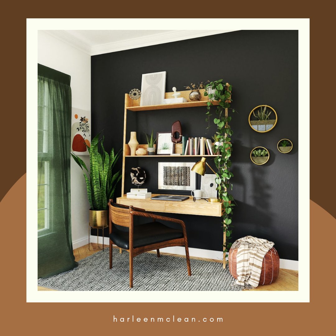 Take the leap and transform your home office into a biophilic oasis, where the harmony of nature fuels your work and rejuvenates your spirit! #biophilia #biophilicdesign #homeofficedesign #tranformhomeoffice #biophilichomeoffice