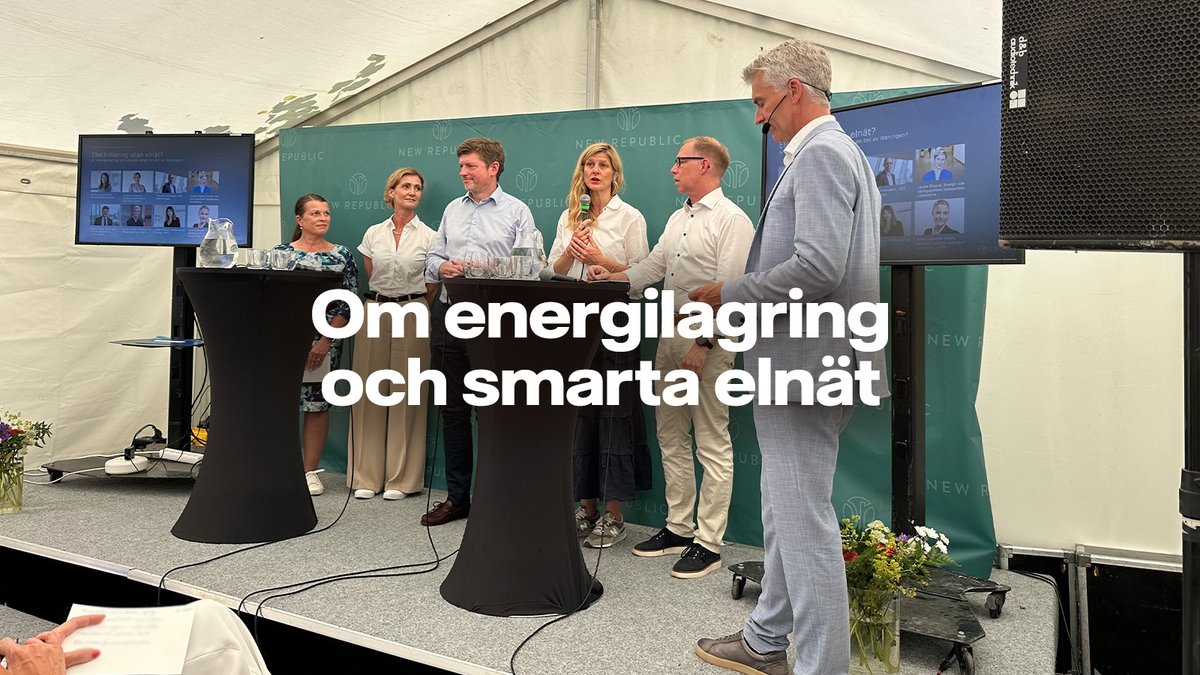 Direkt från <a href="/Almedalsvecka/">Almedalsveckan</a>: <a href="/AnnikaViklund1/">Annika Viklund</a>  samtalar om elnätens och energilagringens betydelse för att nå Sveriges klimatmål och säkerställa svensk konkurrenskraft. Elnätet har en självklar roll i elektrifieringen men fler lösningar behövs.

<a href="/svenskakraftnat/">Svenska kraftnät</a> <a href="/AFRY_global/">AFRY</a>