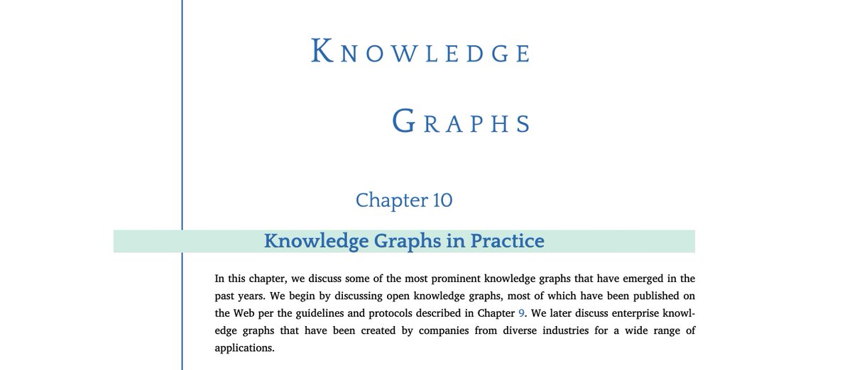 TheodoraPetkova's tweet photo. Lovely! I didn't know this was available online. https://t.co/A27S0qyHhH. Knowldge Graphs, Springer 2021. https://t.co/0V1TdzI3dN