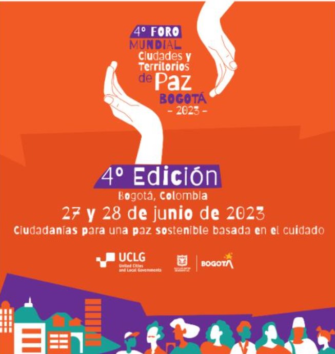 ✨Nuestra co-coordinadora @Lorena_Zarate_  está en 4 Foro #CiudadesdePaz 
💪Junto a lideresas de gobiernos locales, orgs internacionales, sociedad civil y academia, para impulsar políticas y acciones por la paz social y ambiental, #DerechoALaCiudad
💜Gracias @Bogota y @uclg_org