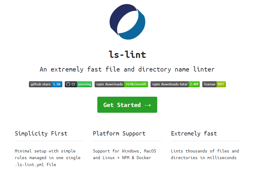 Manz's tweet photo. 🕵️‍♂️`ls-lint`: Linter de estructuras de carpetas y ficheros

✨Muy rápido (está desarrollado en Go)
✨Sencillo de configurar y muy flexible
✨Para todo tipo de proyectos
✨Permite adaptarse a una estructura definida

¿Cómo funciona? Te lo explico👇 https://t.co/1LIcdd4C5n