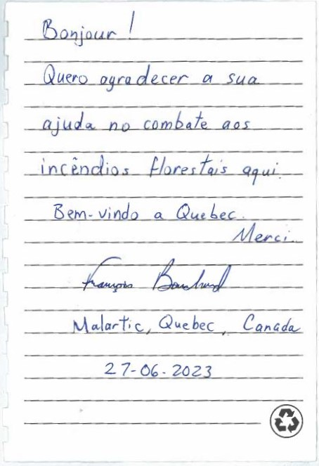 ProteccaoCivil's tweet photo. Incêndios #MissãoCanadá 🇵🇹🇪🇺🇨🇦
A simplicidade nos gestos que dizem muito ...
Cidadão canadiano desloca-se à base de operações do contingente português para agradecer o seu apoio no combate aos incêndios florestais que afetam o país.
#Portugal #ANEPC #FOCON #EUCivilProtection https://t.co/HnLikWhnIP
