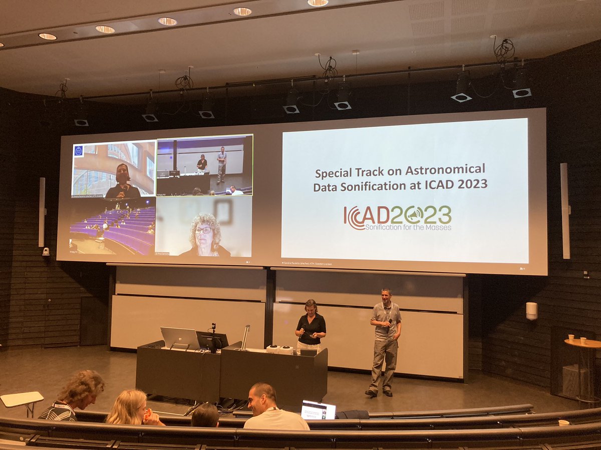 In collaboration with the audible universe community, we have a special session about astronomical data sonification!! #TheAudibleUniverse #accessibility #auditorydisplay