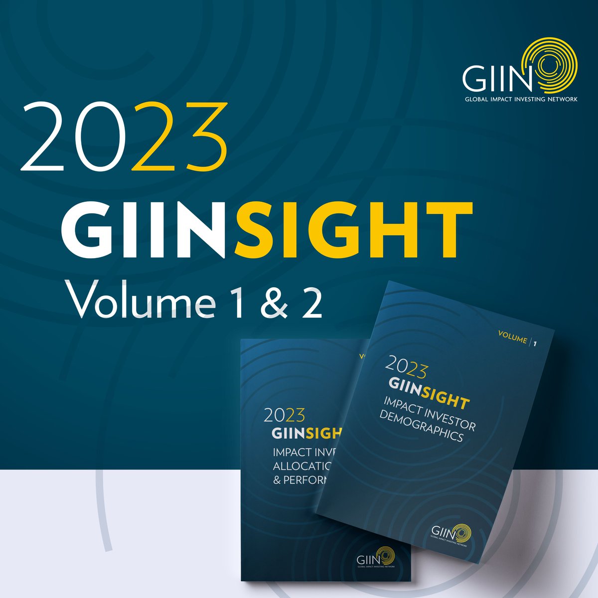 theGIIN's tweet image. Discover data-driven findings and actionable insights for #impactinvestors in GIIN&apos;s latest release! 
2023 GIINsight: Impact Investor Demographics and 2023 GIINsight: Impact Investing Allocations, Activity &amp;amp; Performance.

Download the reports here: bit.ly/46k1yex