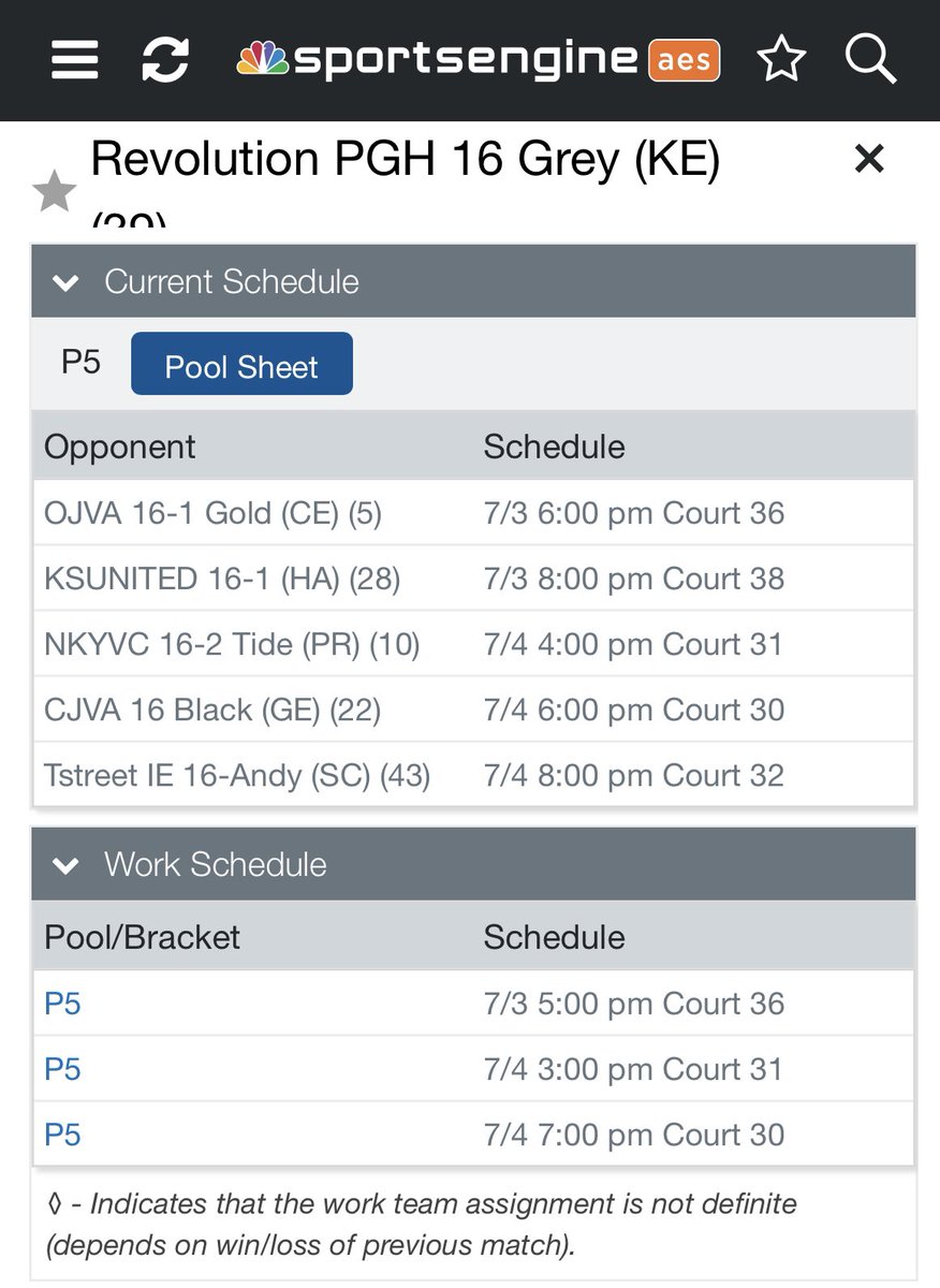 alexis_lfowler's tweet photo. The Clock is Ticking  ⏰⚡️
2023 USAV Nationals Schedule
@VBallrecruiter @jennabanz @CoachSamWol23 https://t.co/V6c7jLC3GD