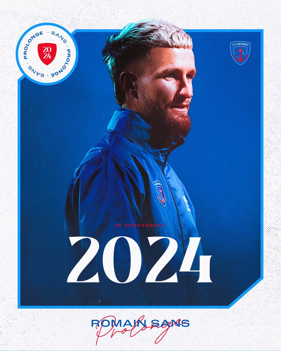 𝗣𝗿𝗼𝗹𝗼𝗻𝗴𝗮𝘁𝗶𝗼𝗻 𝗱𝗲 𝗥𝗼𝗺𝗮𝗶𝗻 𝗦𝗮𝗻𝘀 ✍🏻✅

Le latéral gauche s'engage avec les Thoniers jusqu'en 2024 🔥

Infos et réaction ➡️ usc-concarneau.com/prolongation-d…