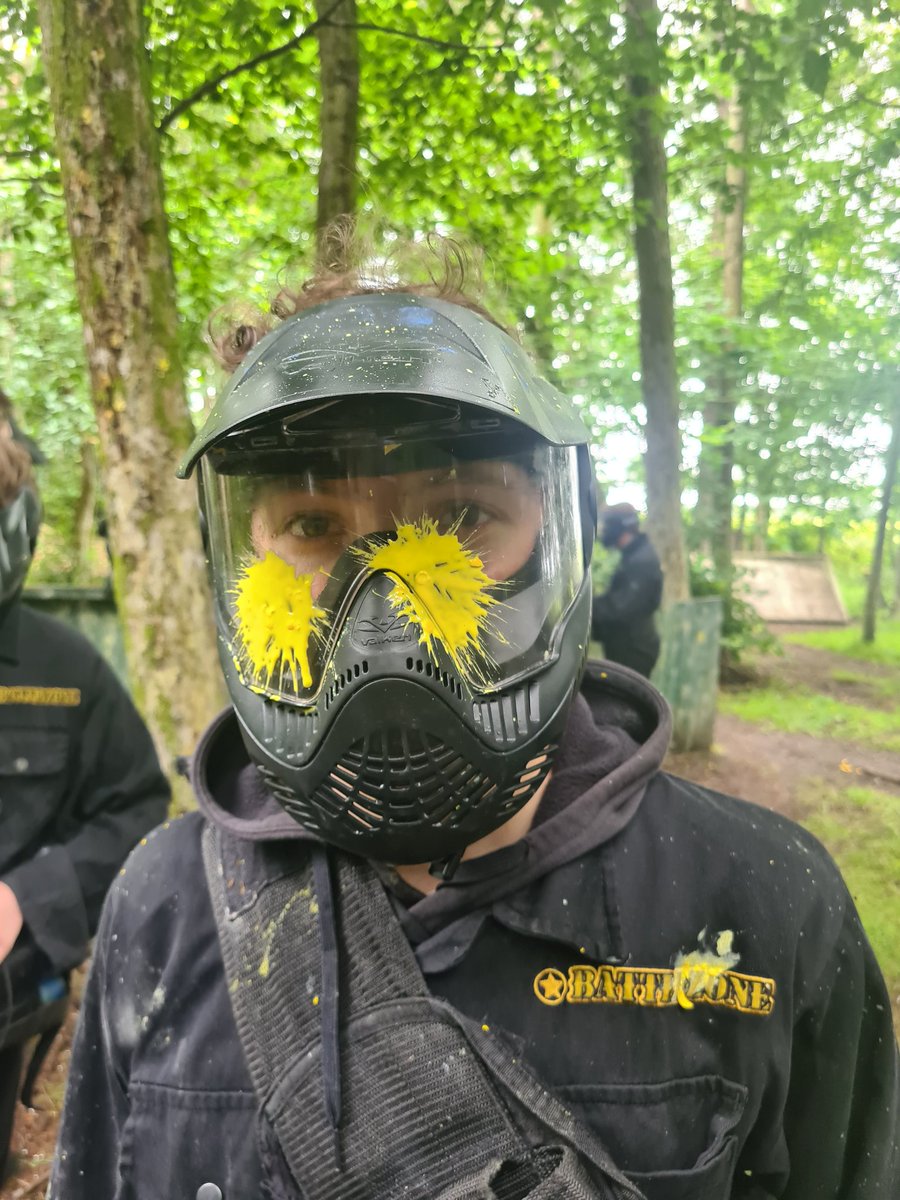 Brilliant day at paintballing today for activities day @Boness_Academy