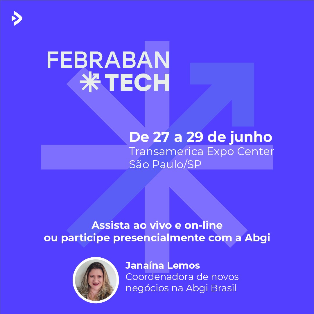 Vale a pena acompanhar ao vivo o FEBRABAN TECH 2023, o maior evento de tecnologia e inovação do setor financeiro, que será realizado nos dias 27, 28 e 29 de junho de 2023, no Transamerica Expo Center em São Paulo – SP.