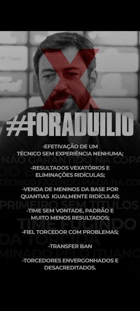 vic7ormbs's tweet photo. @Corinthians #ForaDuilio https://t.co/Rx87r3DFrm