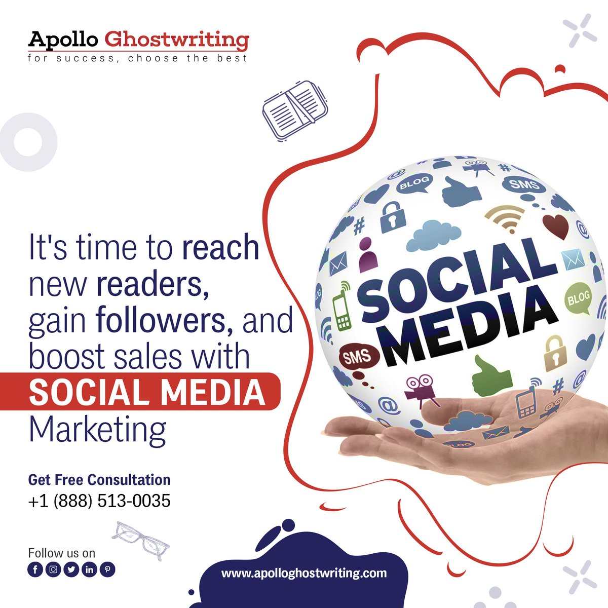 ApolloGW's tweet image. Dive into the world of social media marketing with Apollo and witness the incredible impact we can have on your book&apos;s success. It&apos;s time to reach new readers, gain followers, and boost sales.
#SocialMediaMagic #EbookSuccess #EbookVisibility