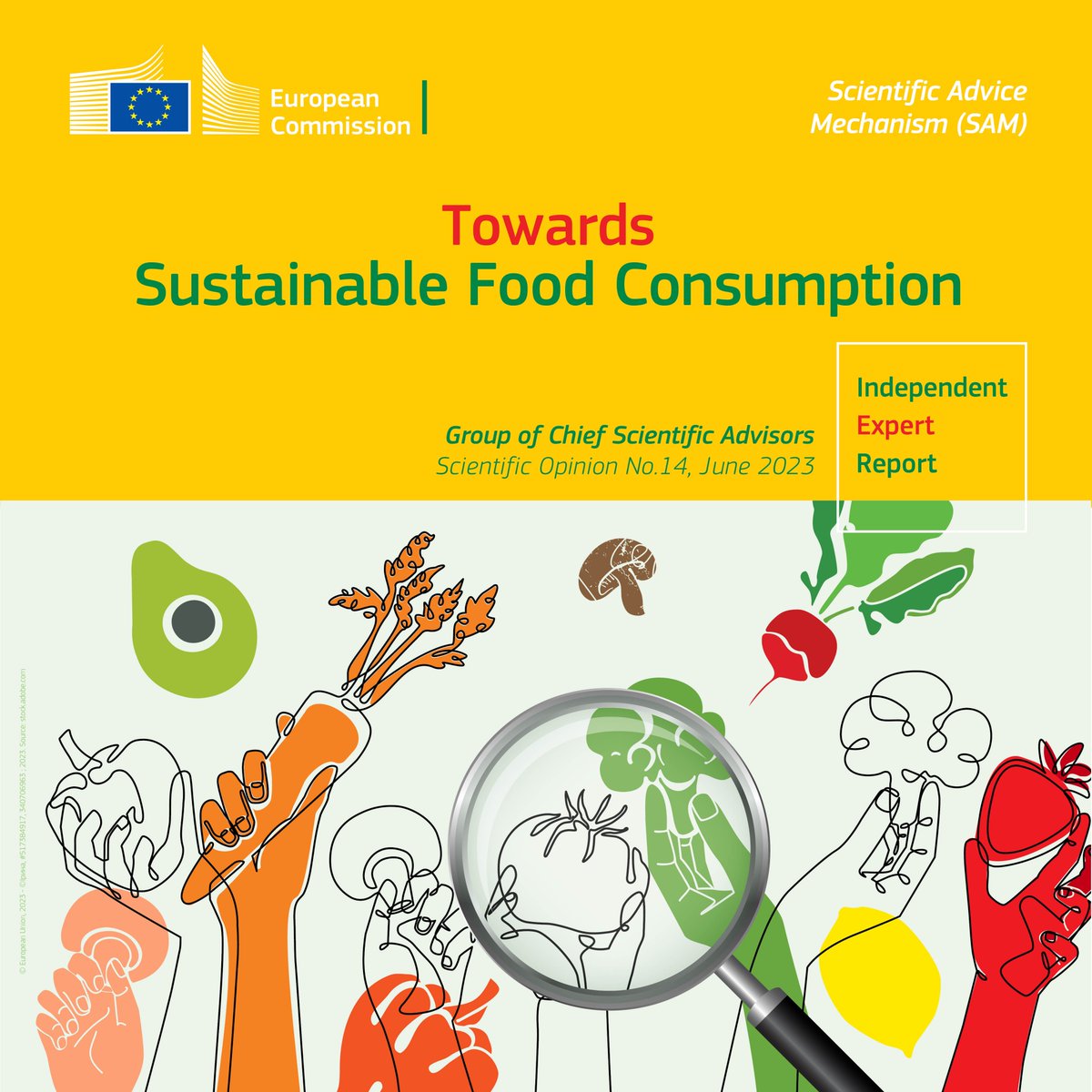 🌱Our diets strongly impact the #environment and the citizens need our support in changing their food consumption habits. I am grateful for the science based recommendations of the Chief Scientific Advisors, delivered today. Read more 👉europa.eu/!8xhNpx