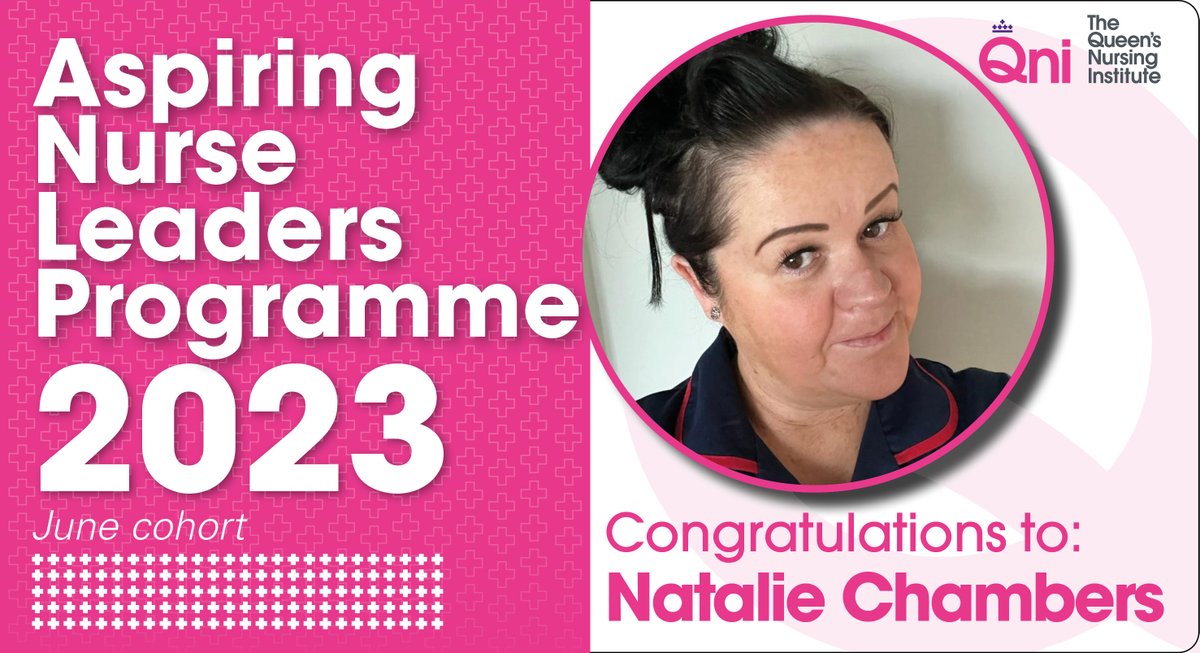 Many congratulations to @NatalieCha83619 for being accepted on the QNI's #AspiringNurseLeaders programme. @wendycgreen