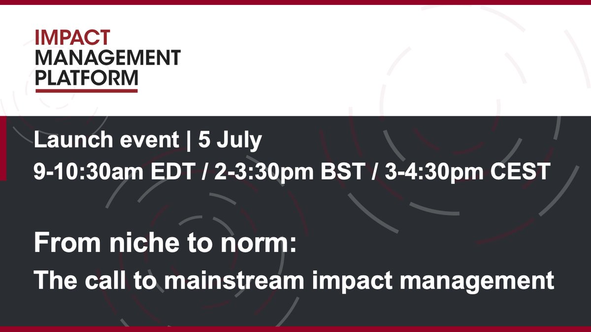 BCorporation's tweet photo. Impact management is critical to achieve sustainability, promote well-being, manage systemic risks and sustain performance of the market. We're collaborating with the #ImpactManagementPlatform and others to improve the ecosystem of standards and resources for #impactmanagement https://t.co/aRkbMFd0Ah