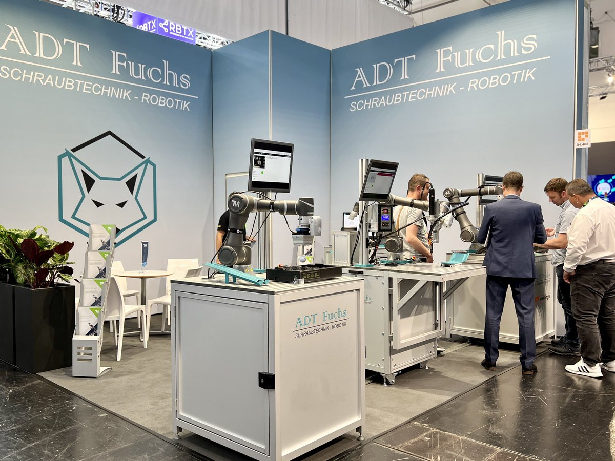 techmanrobot's tweet image. We&apos;re thrilled to invite you to visit our dedicated distributor’s booth - ADT Fuchs at Hall B4, booth 318 for an extraordinary experience exploring the AI cobots! Discover an impressive lineup of cobot applications.
#Automatica2023 #TM #techmanrobot #AI #AICOBOT @automaticafair