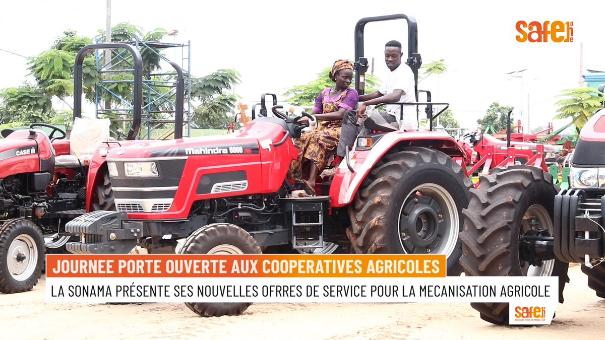 safeonelive's tweet photo. 📍La Société Nationale de Mécanisation Agricole (SoNaMA) a procédé le mercredi dernier à une journée portes ouvertes à l'endroit des coopératives agricoles. 

Suivez ici 👉 https://t.co/cfbQktfbnx

#SoNaMa #ODD2 #SafeOne https://t.co/3ah98RY3xB