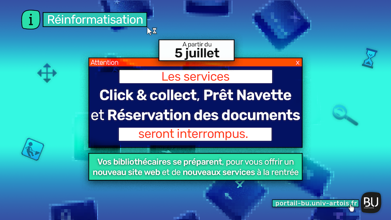 Attention ! Pour préparer l'arrivée de notre nouveau système de gestion et de notre nouveau site web, nous sommes contraints de stopper les prêt navette, les réservations et le click &amp; Collect à partir du mardi 05 juillet 2023. Veuillez nous excuser pour la gêne occasionnée.