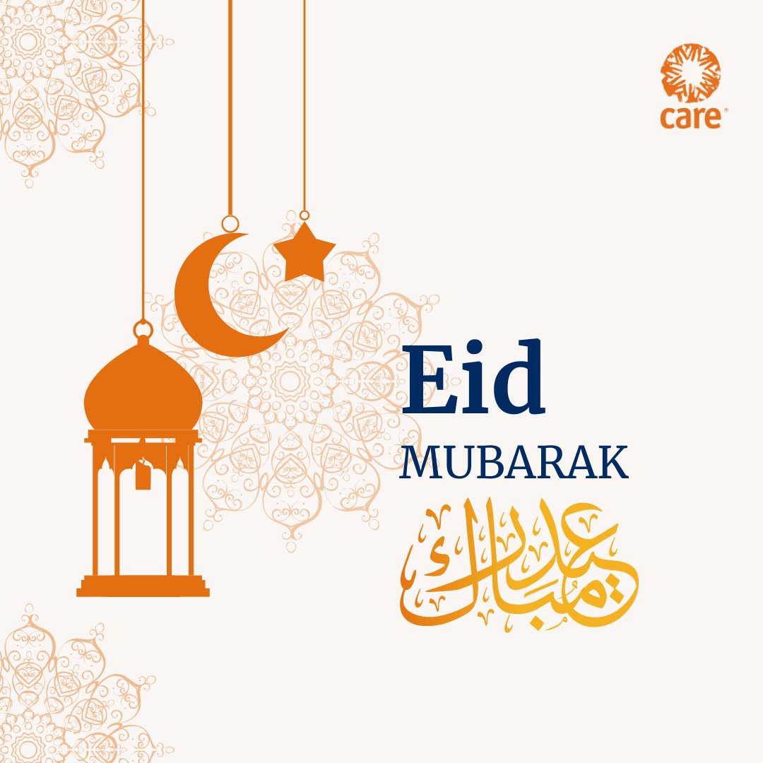 CARE's tweet photo. #EidMubarak to all those celebrating ✨🌙  

Eid Al-Adha is the second and largest Eid holiday in Islam. It is celebrated by all Muslims worldwide for four days. The day of  Eid marks the completion of the annual pilgrimage (Hajj) in Mecca where pilgrims visit the Kabbah in Mecca, Saudi Arabia and engage in various religious rituals. Over 2.5 million pilgrims attended Hajj this year making it the largest pilgrimage in history. The community celebrates the four days with their loved ones as everyone wears their best outfit, exchanges gifts, and attends family and friends’ dinners throughout the holiday.  

Wishing everyone a blessed Eid. May the best outfit win!