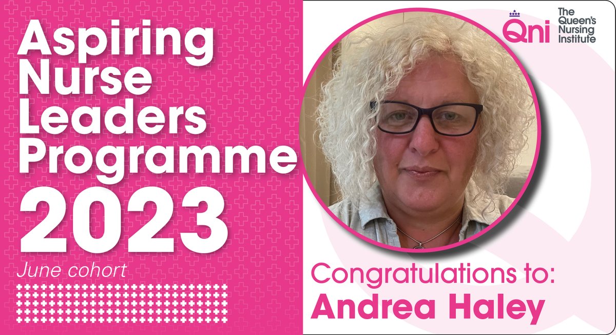 Many congratulations to <a href="/HMI_Andrea/">H M N I And’rea RN SCPHN QN</a> for being accepted on the QNI's #AspiringNurseLeaders programme. <a href="/wendycgreen/">Wendy Green RN</a>