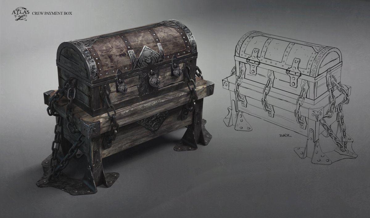 JesusCconcept's tweet photo. Part 1 _ Hey there everyone! Today, I wanted to share with you a glimpse into the concept art that I created a while back for the video game, Atlas.
#conceptart #atlas #sailthealtas #atlasgame #videogames #behindthescenes #conceptartist #gamedevelopment #gamedesign #assets #Props