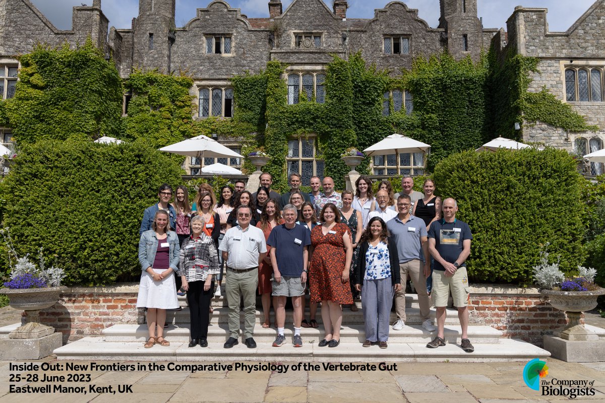 Thank you to organisers Carol Bucking <a href="/withfewerwords/">Carol Bucking</a> &amp; Chris Wood and everyone who joined us for our Workshop "Inside Out: New Frontiers in the Comparative Physiology of the Vertebrate Gut". 
#BiologistsWorkshops
biologists.com/workshops/jun-…