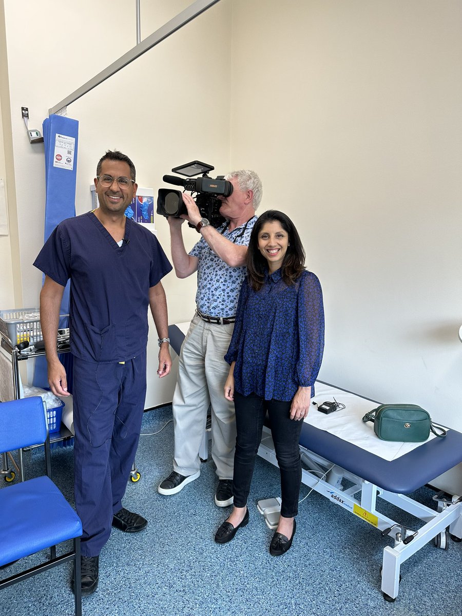 drcartersingh's tweet photo. A lovely interview with @geetapendse discussing solutions to the #GPCrisis & practice closures - looking forward to seeing it on the #bbc on Sunday! 🩺❤️🙏🏽 #workforce #workload #recruitment #retention #bureaucracy #partnershipmodel #teamgp https://t.co/Qz1S6nx8cG