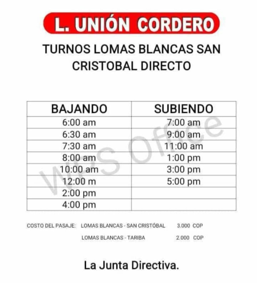 Linea Union Cordero tweet media