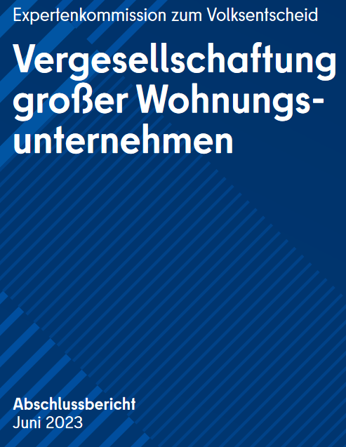 Expertenkommission zu <a href="/dwenteignen/">Deutsche Wohnen & Co Enteignen</a> hat heute den Abschlussbericht vorgelegt. Ganz große Mehrheit hält Vorhaben des erfolgreichen Volksentscheides für rechtlich zulässig.

Ein Blick auf den wohl interessantesten Teil aus den 156 Seiten (Verhältnismäßigkeitsfrage, S. 36 - 50):