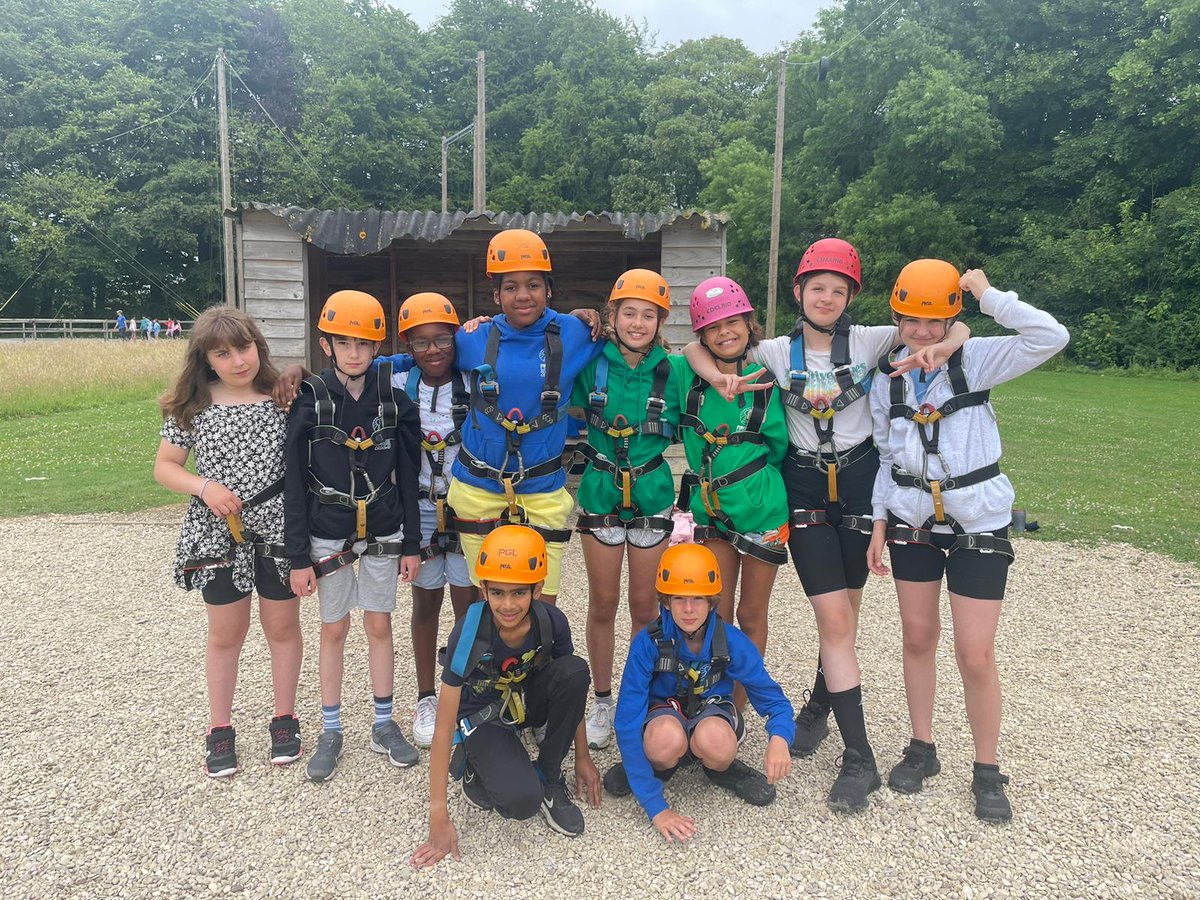 Group 2 at the Zip wire.