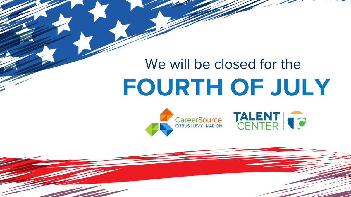 Our offices will be closed Monday, July 3, and Tuesday, July 4, in recognition of Independence Day. Thank you!