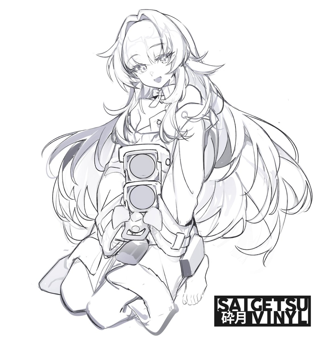 Saigetsu Vinyl KOS-MOS Kisscut Sticker