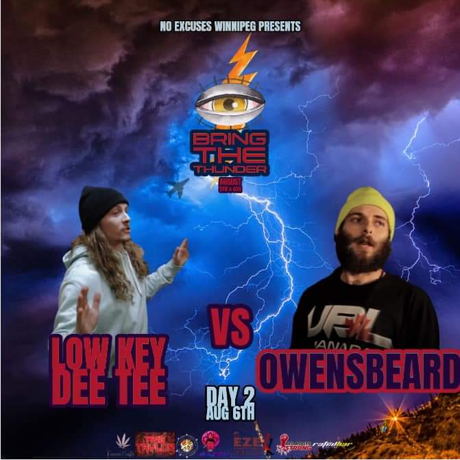 LowKeyDeeTee1's tweet photo. Catch me vs @UBLOwensbeard  this August. 
Presented by @NoExcusesWPG https://t.co/V6YUugspLT